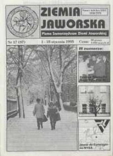 Ziemia Jaworska : pismo samorządowe Ziemi Jaworskiej, 1995, nr 1