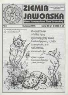 Ziemia Jaworska : pismo samorządowe Ziemi Jaworskiej, 1995, nr 5