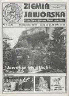 Ziemia Jaworska : pismo samorządowe Ziemi Jaworskiej, 1995, nr 11