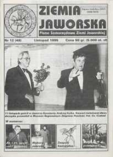 Ziemia Jaworska : pismo samorządowe Ziemi Jaworskiej, 1995, nr 12