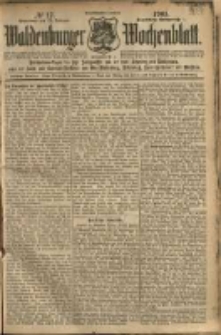 Waldenburger Wochenblatt, Jg. 51, 1905, nr 17