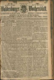 Waldenburger Wochenblatt, Jg. 51, 1905, nr 30