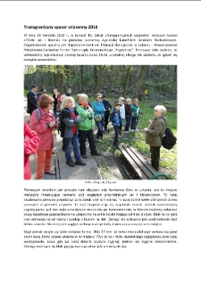 Transgraniczny spacer wiosenny 2016 [Dokument elektroniczny]