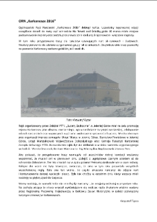 ORN &bdquo;Karkonosze 2016&rdquo; [Dokument elektroniczny]