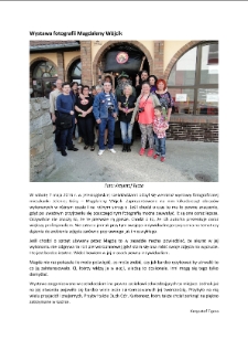 Wystawa fotografii Magdaleny Wójcik [Dokument elektroniczny]