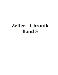 Zeller-Chronik. Bd. 5 [Dokument elektroniczny]