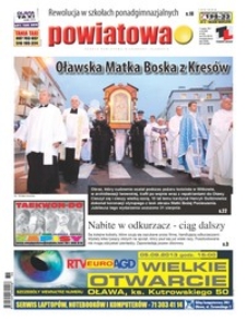 Gazeta Powiatowa - Wiadomości Oławskie, 2013, nr 36