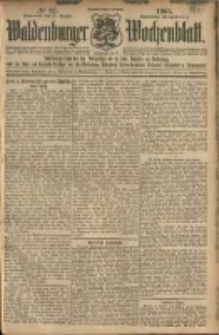 Waldenburger Wochenblatt, Jg. 51, 1905, nr 67