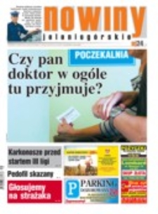 Nowiny Jeleniogórskie : tygodnik społeczny, R.56!, 2014, nr 31 (2876) [Dokument elektroniczny]