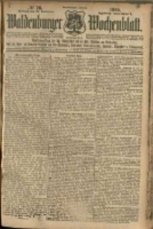 Waldenburger Wochenblatt, Jg. 51, 1905, nr 76