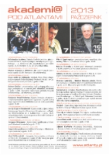 Akademia pod Atlantami, 2013, październik