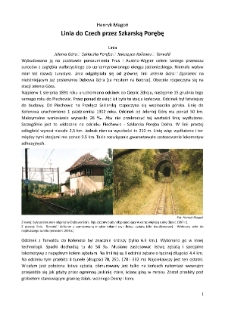 Linia do Czech przez Szkarską Porębę [Dokument elektroniczny]