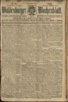 Waldenburger Wochenblatt, Jg. 51, 1905, nr 81