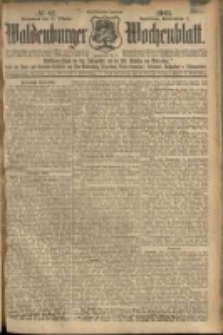 Waldenburger Wochenblatt, Jg. 51, 1905, nr 87