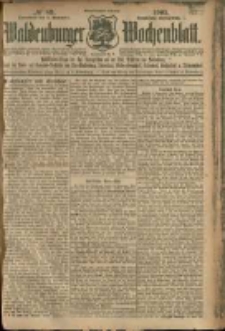 Waldenburger Wochenblatt, Jg. 51, 1905, nr 89