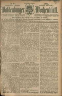Waldenburger Wochenblatt, Jg. 51, 1905, nr 97