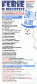 Zimowe bajanie : ferie w bibliotece [Dokument życia społecznego]