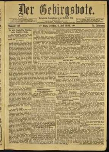 Der Gebirgsbote, 1920, nr 146 [2.07]