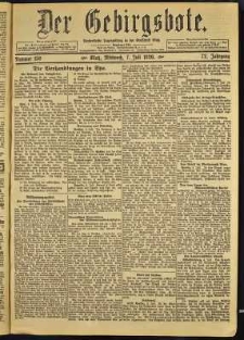 Der Gebirgsbote, 1920, nr 150 [7.07]
