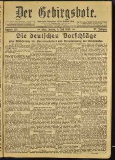 Der Gebirgsbote, 1920, nr 152 [9.07]