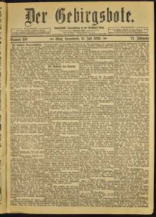 Der Gebirgsbote, 1920, nr 159 [17.07]