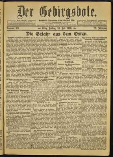 Der Gebirgsbote, 1920, nr 164 [24.07]