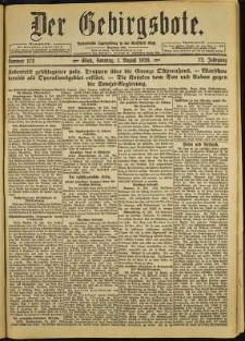 Der Gebirgsbote, 1920, nr 172 [1.08]