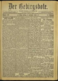 Der Gebirgsbote, 1920, nr 200 [3.09]