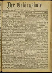 Der Gebirgsbote, 1920, nr 226 [3.10]