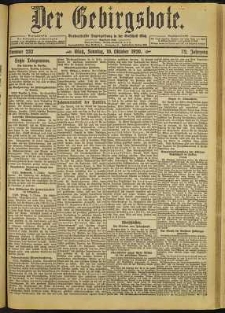 Der Gebirgsbote, 1920, nr 232 [10.10]