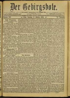 Der Gebirgsbote, 1920, nr 238 [17.10]