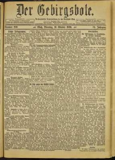 Der Gebirgsbote, 1920, nr 239 [19.10]