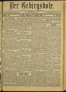 Der Gebirgsbote, 1920, nr 241 [21.10]
