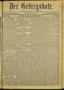 Der Gebirgsbote, 1920, nr 244 [24.10]
