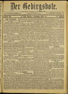 Der Gebirgsbote, 1920, nr 253 [5.11]