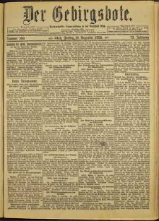 Der Gebirgsbote, 1920, nr 280 [10.12]