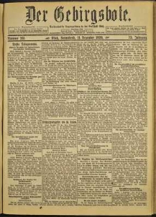 Der Gebirgsbote, 1920, nr 281 [11.12]