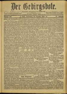Der Gebirgsbote, 1920, nr 285 [16.12]