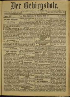 Der Gebirgsbote, 1920, nr 287 [18.12]