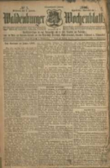 Waldenburger Wochenblatt, Jg. 52, 1906, nr 1