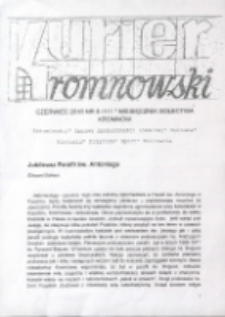 Kurier Kromnowski. Miesięcznik Sołectwa Kromnów, 2016, nr 6 (111)