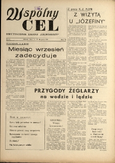 Wspólny cel : Dwutygodnik załogi "Celwiskozy" , 1958, nr 14