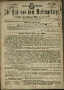Die Post aus dem Riesengebirge, 1880, nr 0