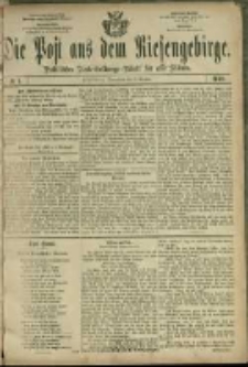 Die Post aus dem Riesengebirge, 1880, nr 1
