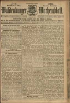 Waldenburger Wochenblatt, Jg. 52, 1906, nr 21