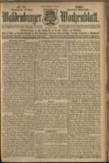 Waldenburger Wochenblatt, Jg. 52, 1906, nr 31