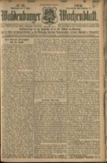 Waldenburger Wochenblatt, Jg. 52, 1906, nr 37