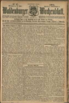 Waldenburger Wochenblatt, Jg. 52, 1906, nr 47