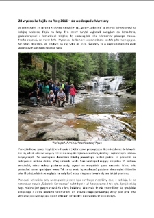 28 wycieczka Rajdu na Raty 2016 – do wodospadu Mumlavy [Dokument elektroniczny]