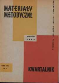 Materiały metodyczne : kwartalnik, R. VIII, 1963, nr 2